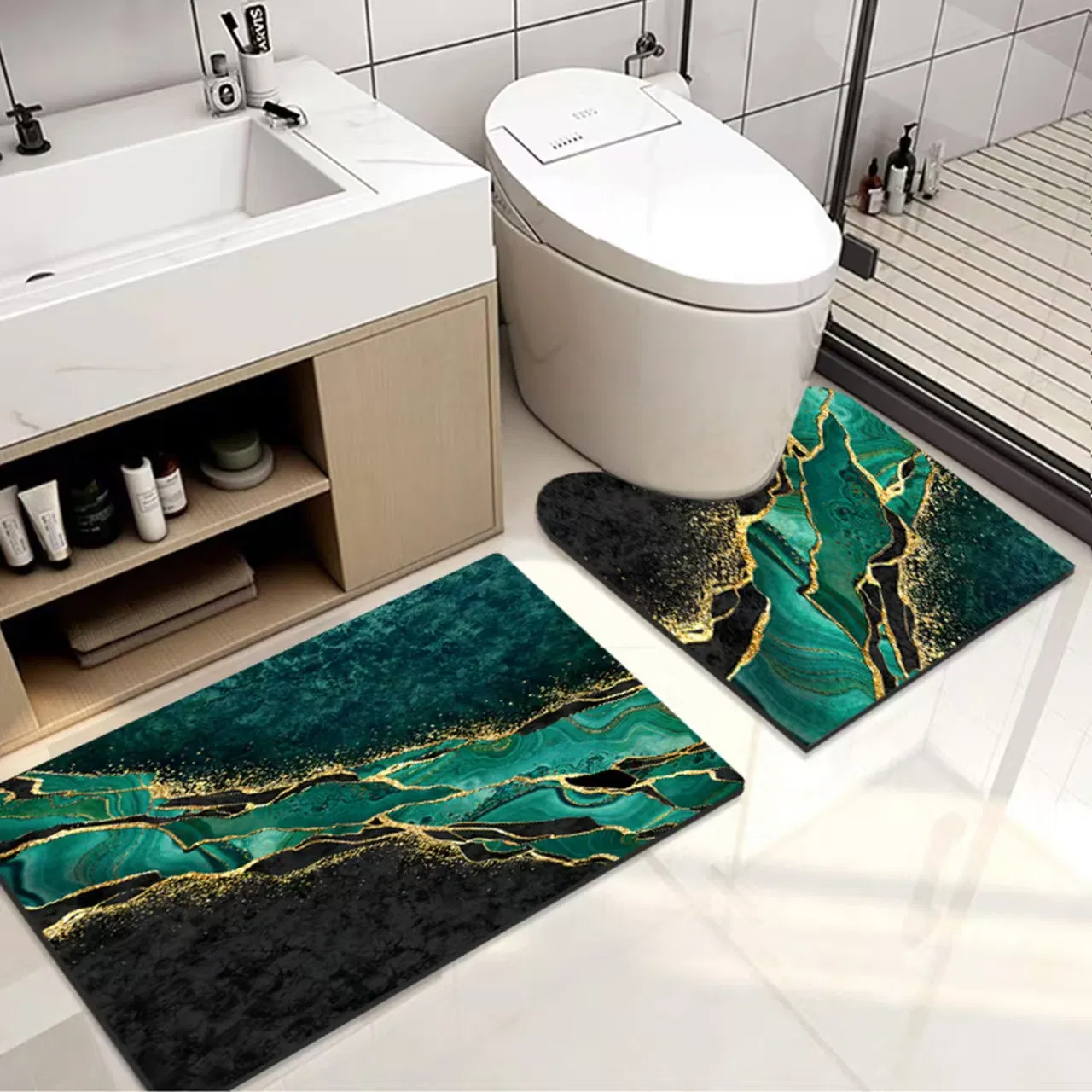 Eco TPE Safety Mats Bulk Supply Bathroom Anti Slip Floor Mat