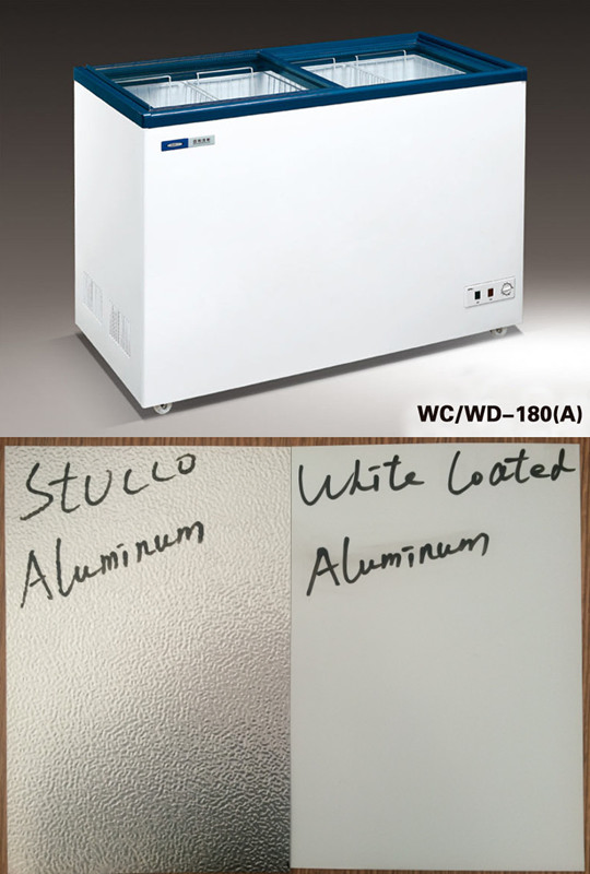 Stucco Pattern Aluminum Embossed Sheets for Chest Freezer