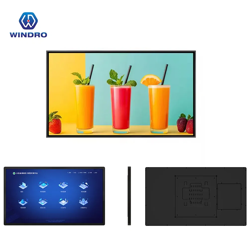 43 Inch Hanging Digital Signage LCD Display Advertising Machine Touch Anti-Glare Display