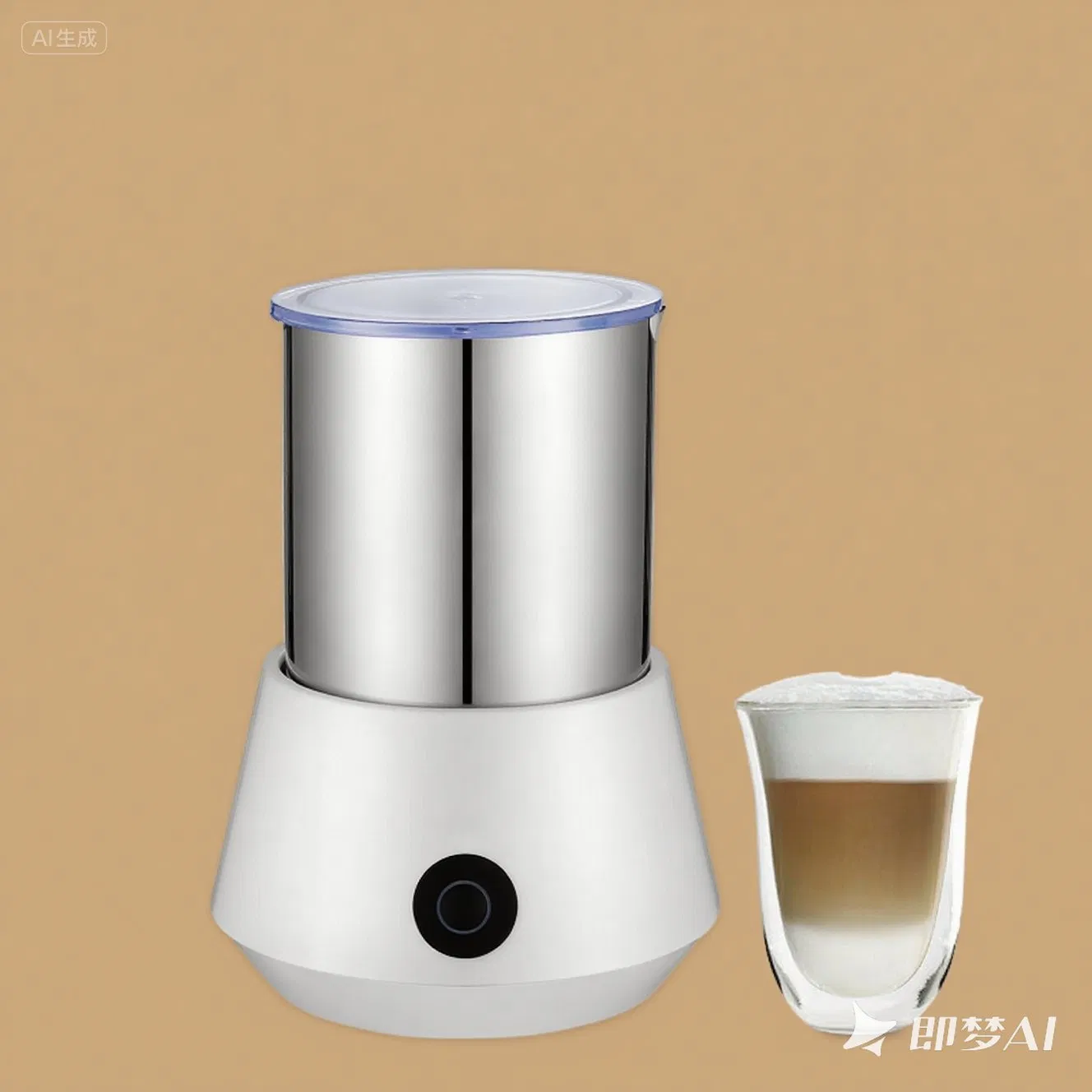 Stylish Handheld Frother for Perfectly Frothed Coffee and Milk