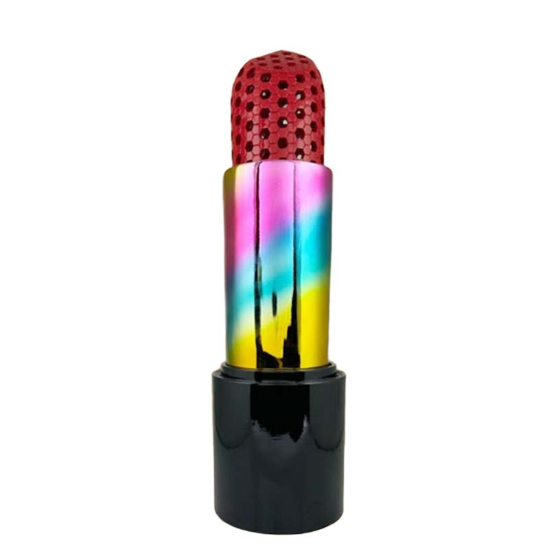 2026 New Unique Design Red Lipstick Shisha Gold with Diamonds Set Hookah