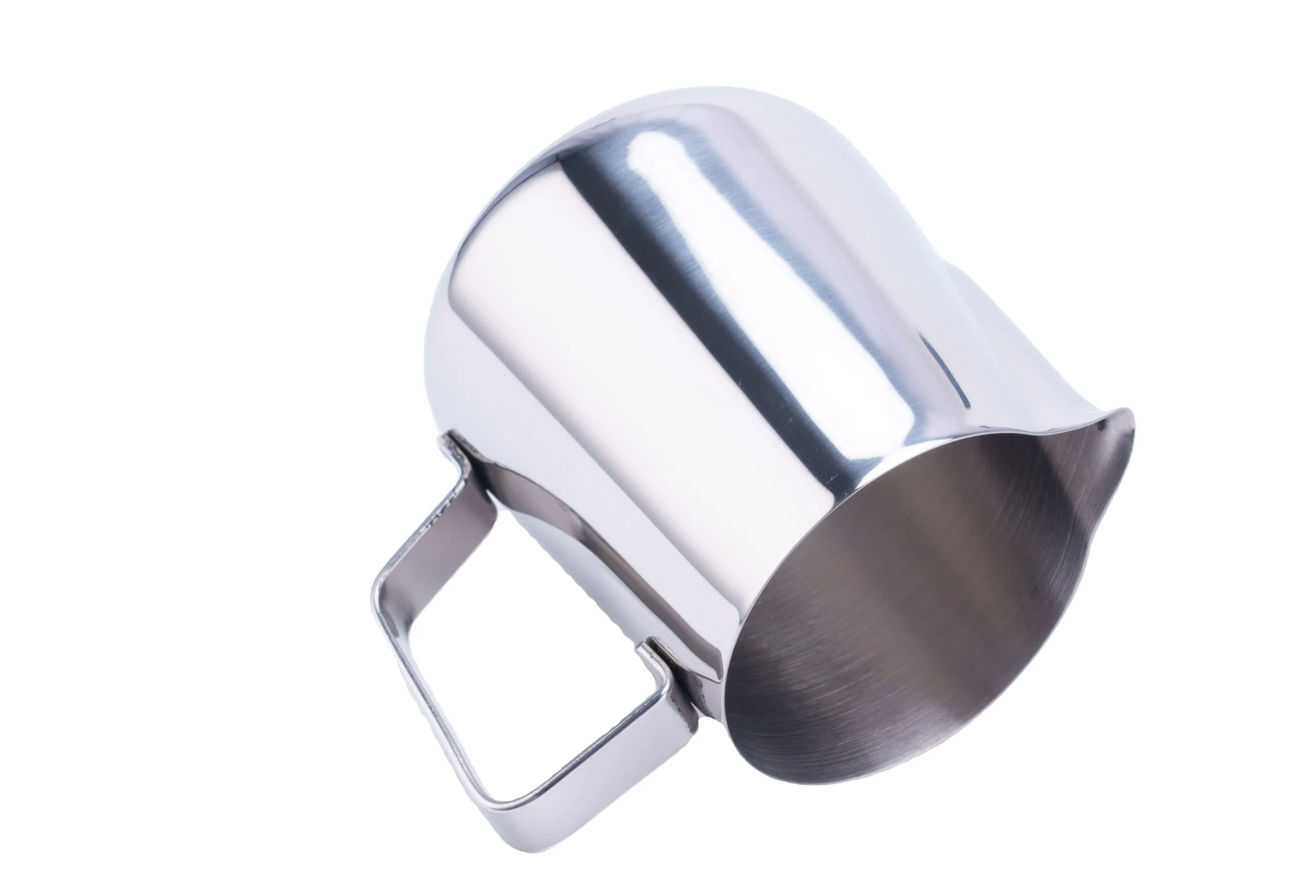 350ml Silver Stainless Steel Milk Jug Pitcher Hotel & Restaurant Supply Coffee Maker Frother