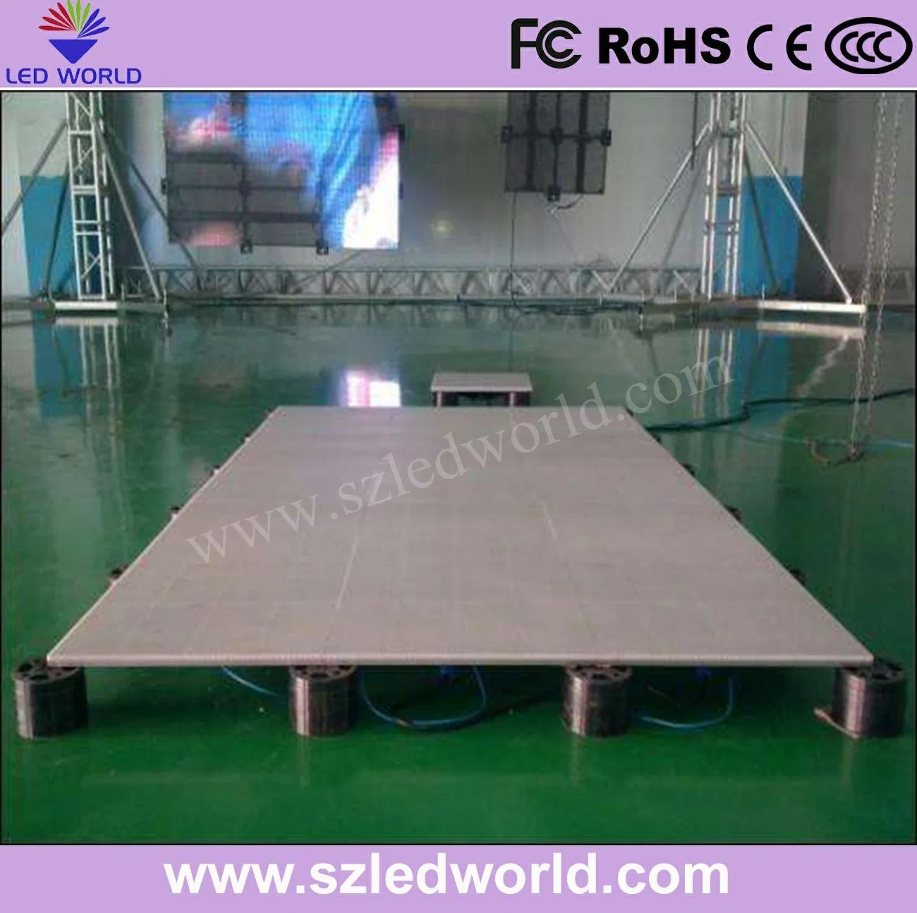 P3.91 P4.81 P6.25 HD High Brightness Interactive Dancing Floor LED Screen for Wedding Party
