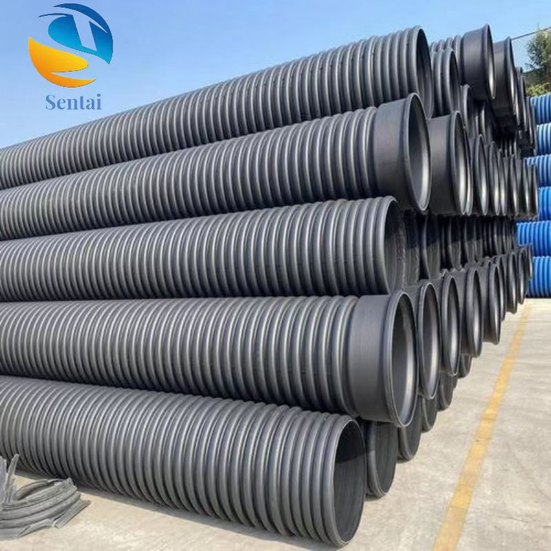 Plastic Corrugated Pipe, Black PE Corrugated Pipe, Hose, Polyethylene Wire Harness, Conduit, Wire Conduitfree Shipping Can Be Opened