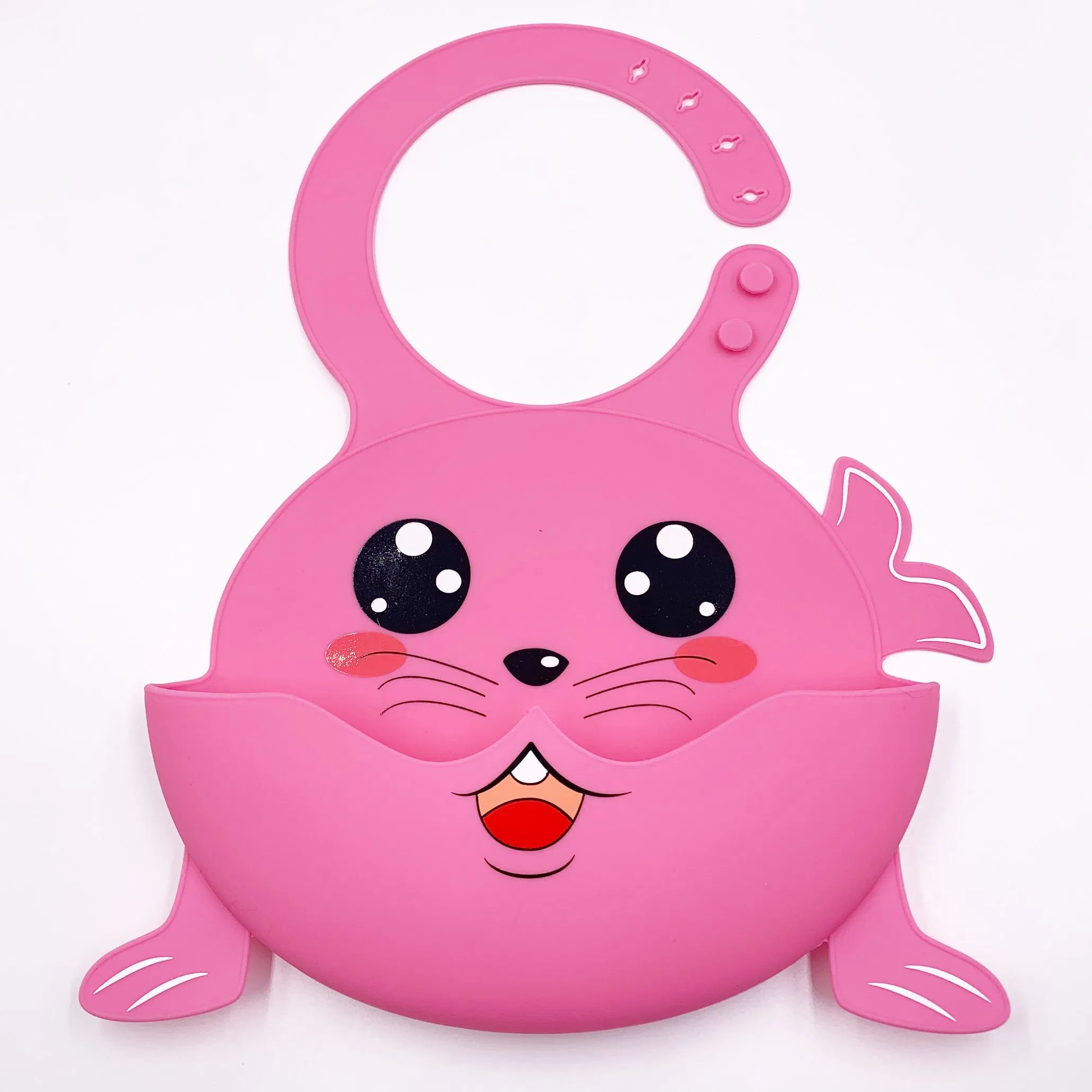 Colorful Cartoon Silicone Bibs for Babies - Wholesale Deals