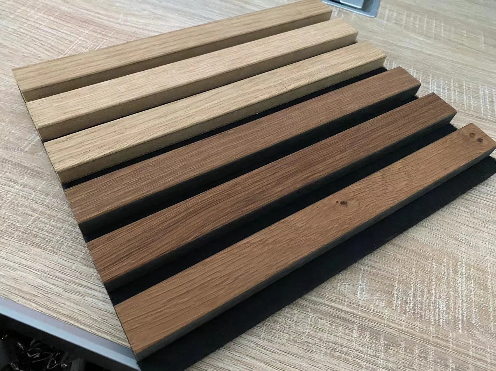 Wall and Ceiling Sound Absorbing Decor Wood Strip Acoustic Panels for Home Building Acoustic Panels