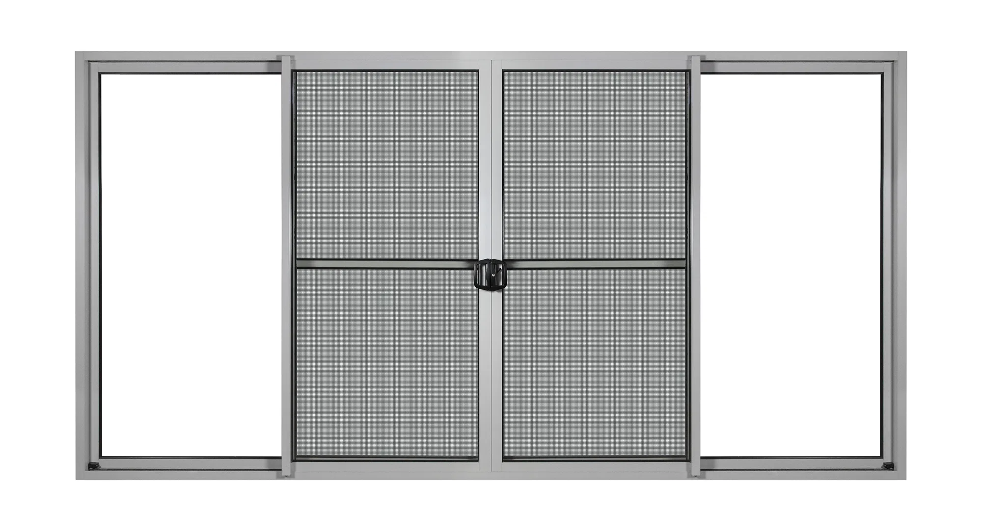 Modern Vertical Opening Customized Exterior Sliding Windows Glass and Metal Shopping Mall Security Door