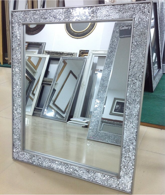 Modern European Design Wedding Decorative Wooden Mirror Frame