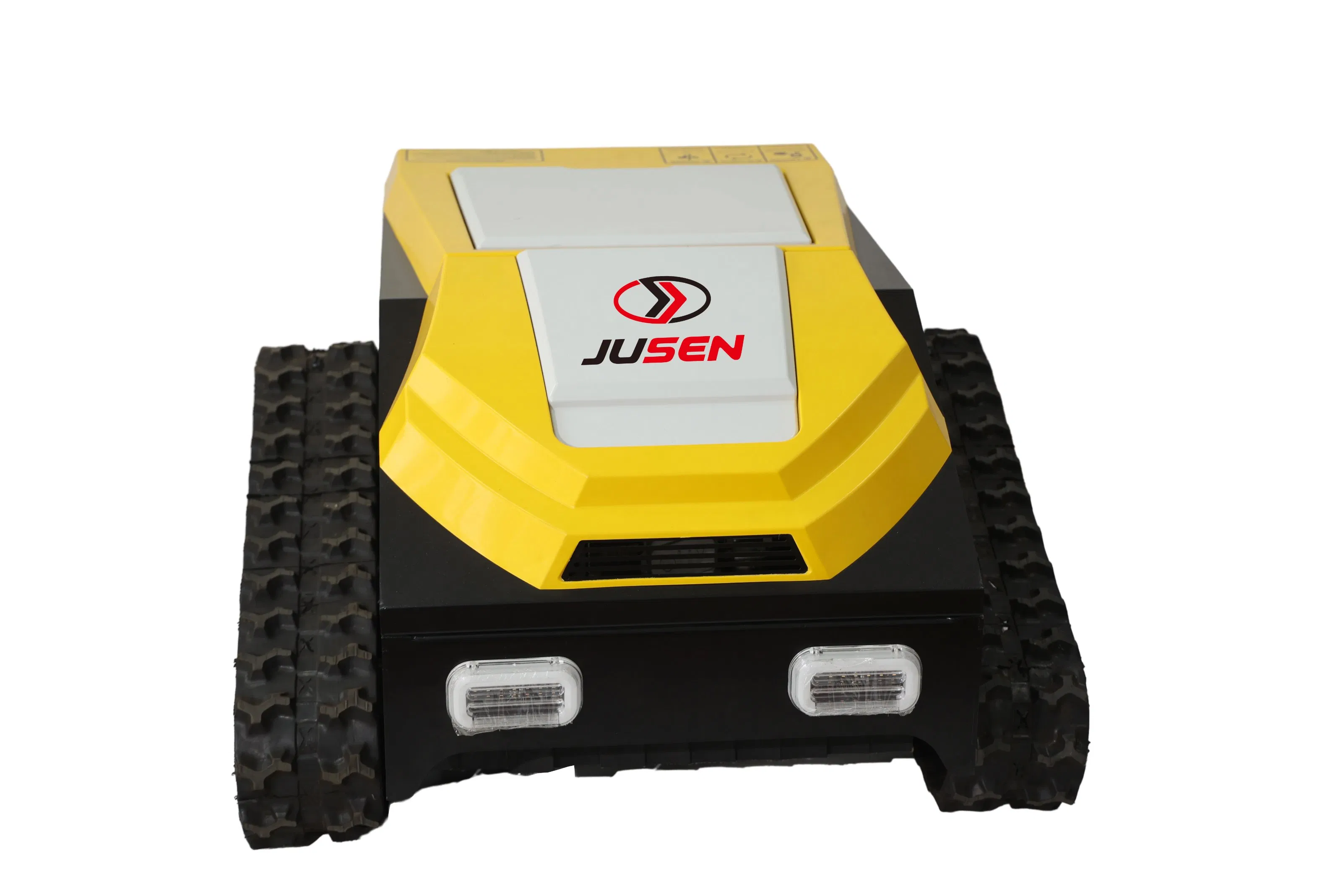 Желтая газонокосилка с дистанционным управлением Jusen