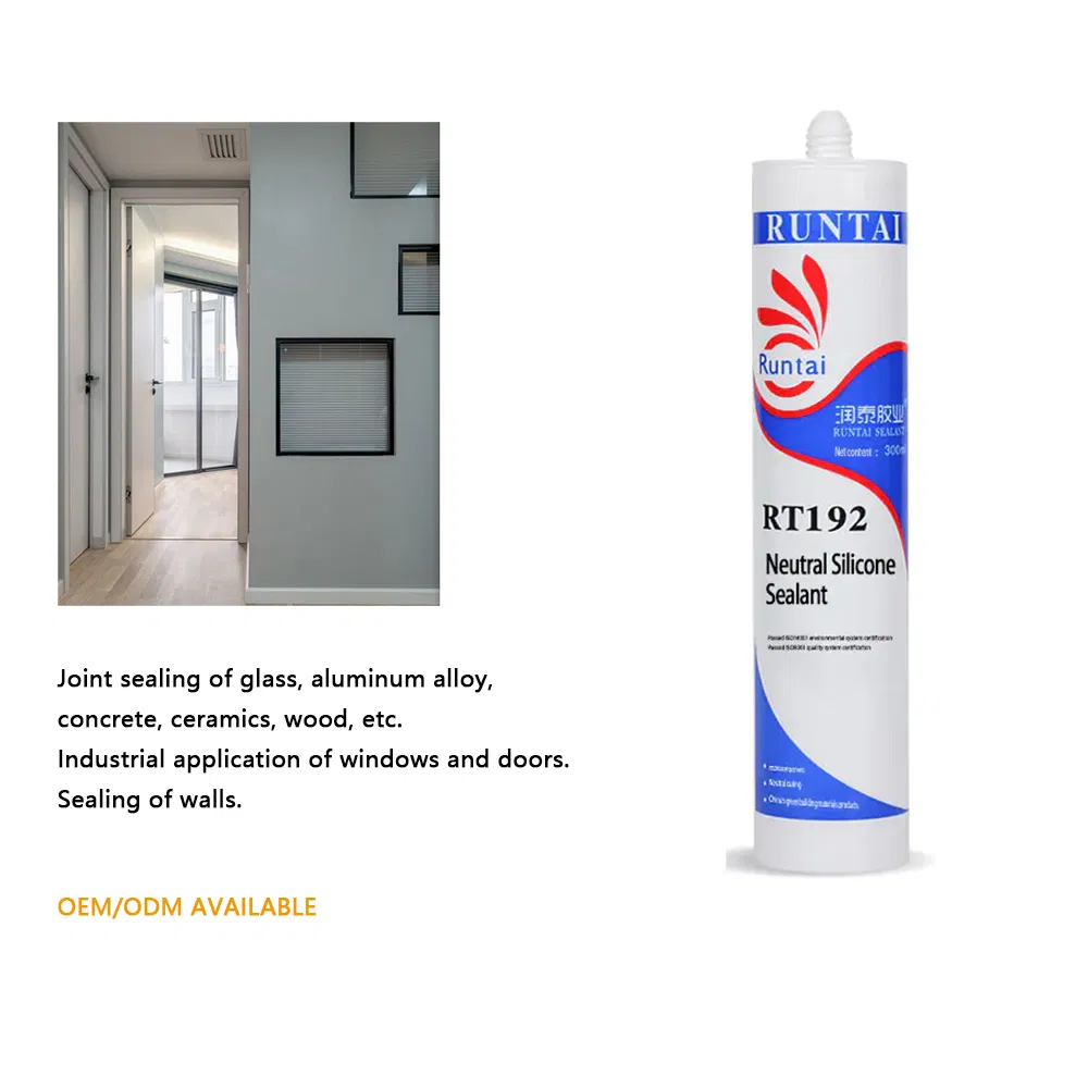 Premium Runtai White Silicone Sealant for Windows and Doors