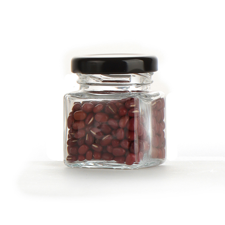 Reuseable 16oz Food Square Glass Jar Pickle Jars with Lid