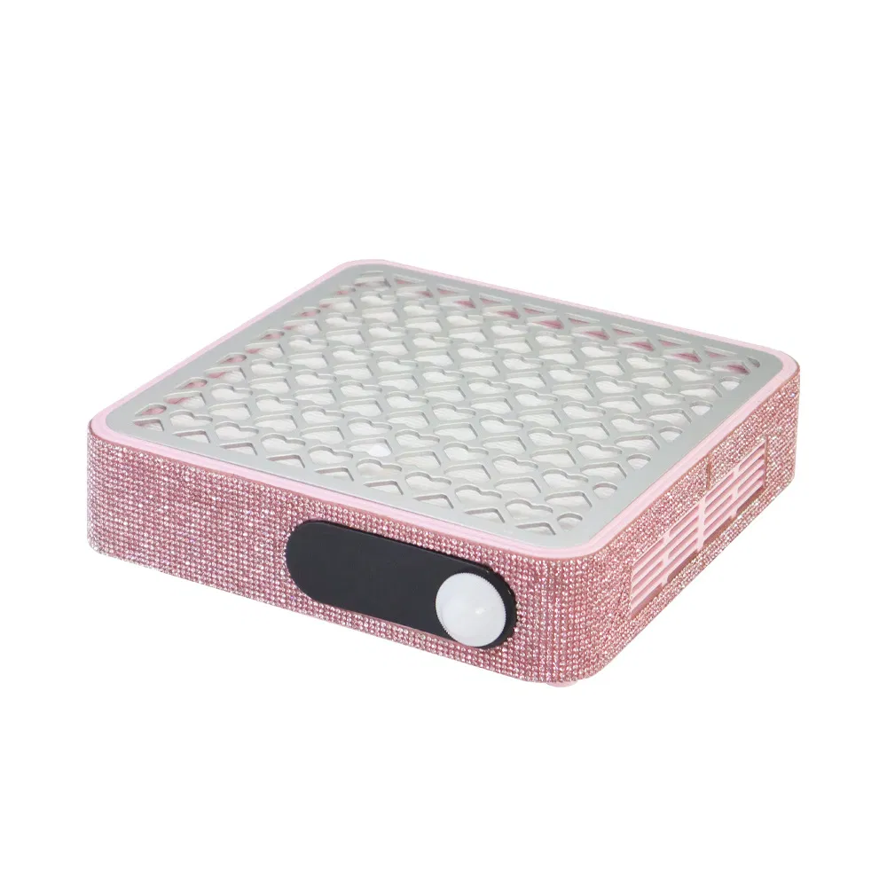 Brushless Silent Nail Vacuum Cleaner Adjustable Speed 4500rpm Diamond Manicure Plastic Desktop Dust Collector