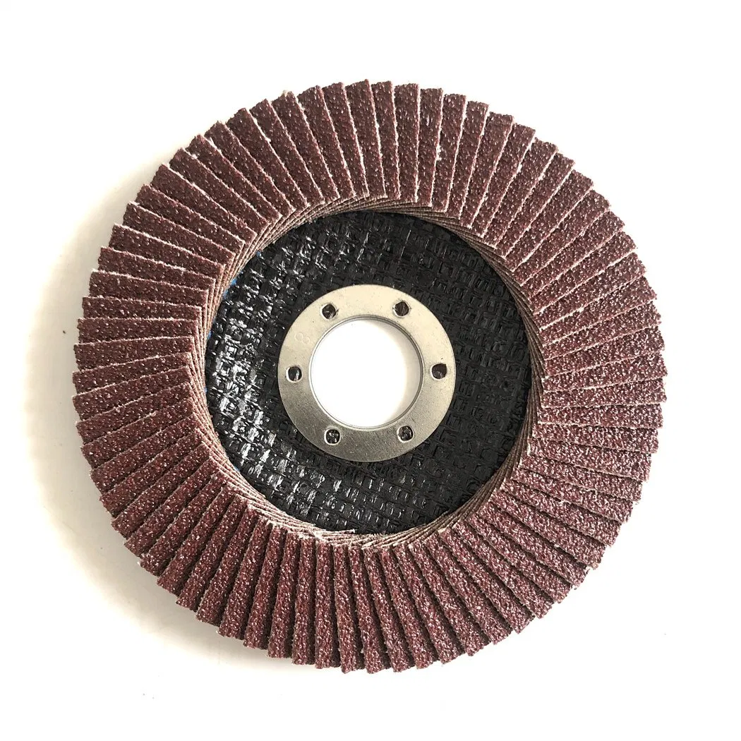 Лепестковый круг 115x22 мм, красный, 4.5 дюйма