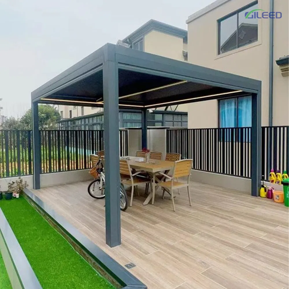 Good Quality Carport Aluminum Electric Multi-Function Pavilion Factory Sale