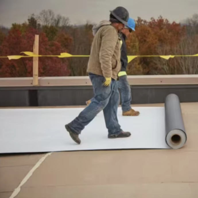 Energy Efficiency 80mil Tpo Waterproof Membrane for Cool Roof