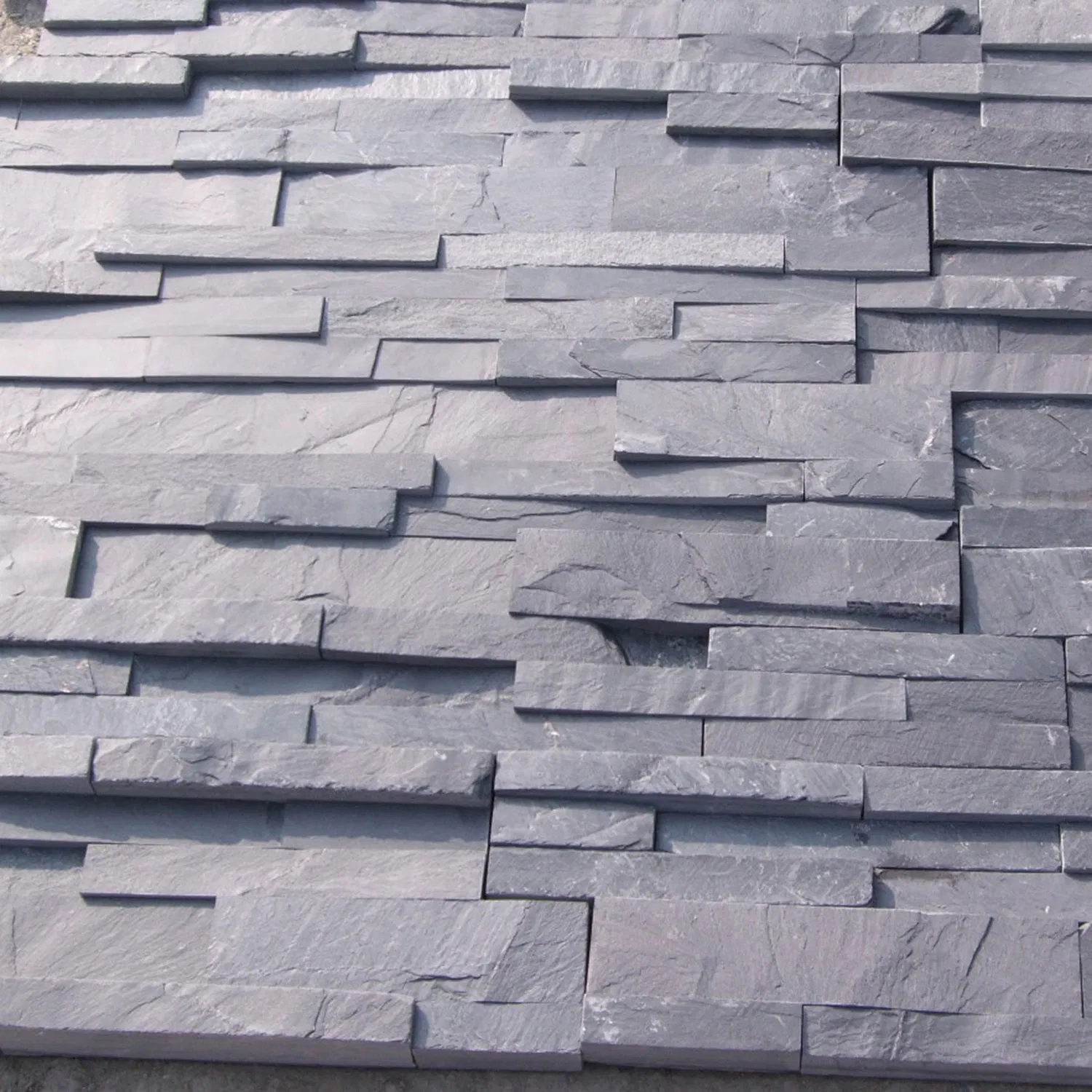 Natural Slate Slate Pencil Design Ledge Stone Water Feature Wall Panels Culture Stone