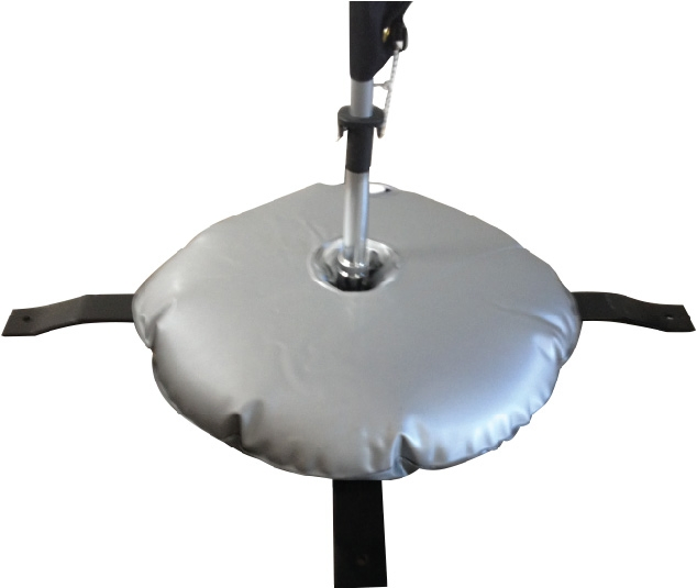 Cross Stand Rotatable Flagpole PVC Water Tank Bag for Flying Feather Flag (M-NF23M03012)