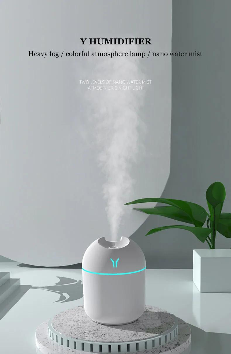 H2O Spray Mist Cool Smart Car Air Humidifier 250ml USB OEM Aromatherapy