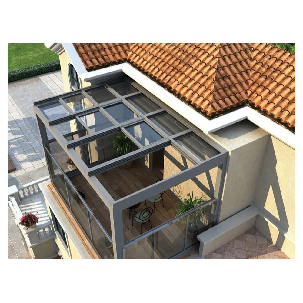 Electrical Skylights Aluminum Alloy Roof Sliding Skylights