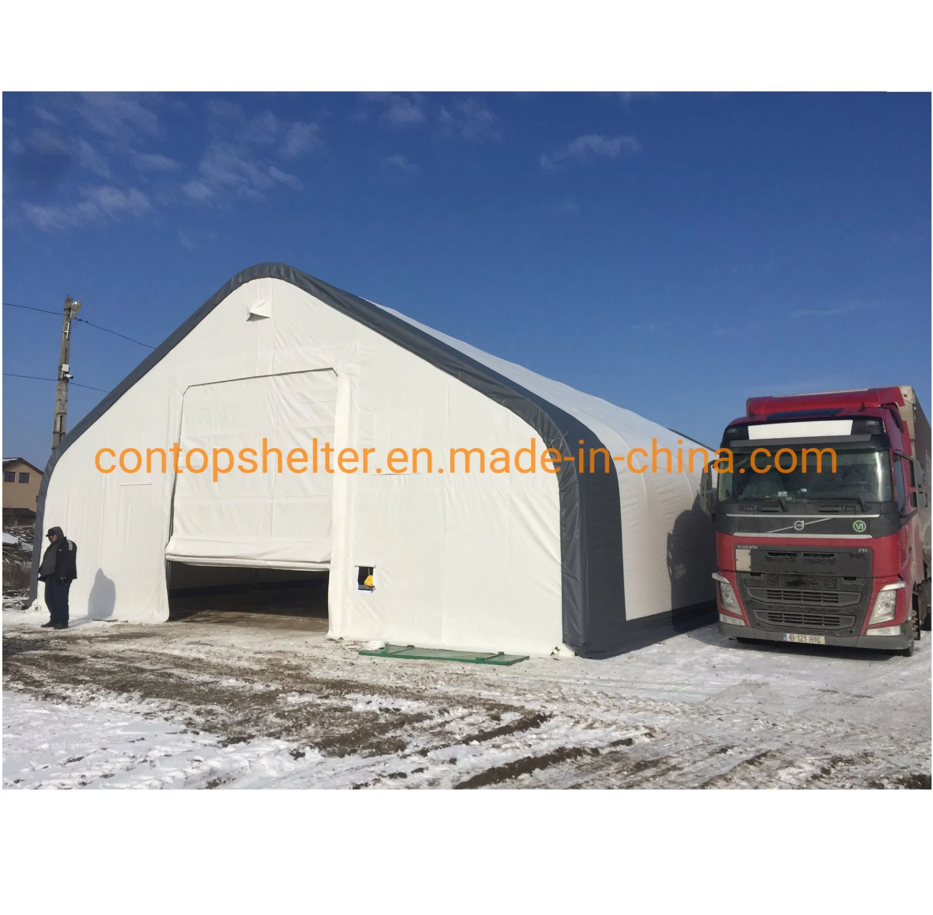 Prefabricated Building PVC Farm Tent Storage Shelter 15X30m