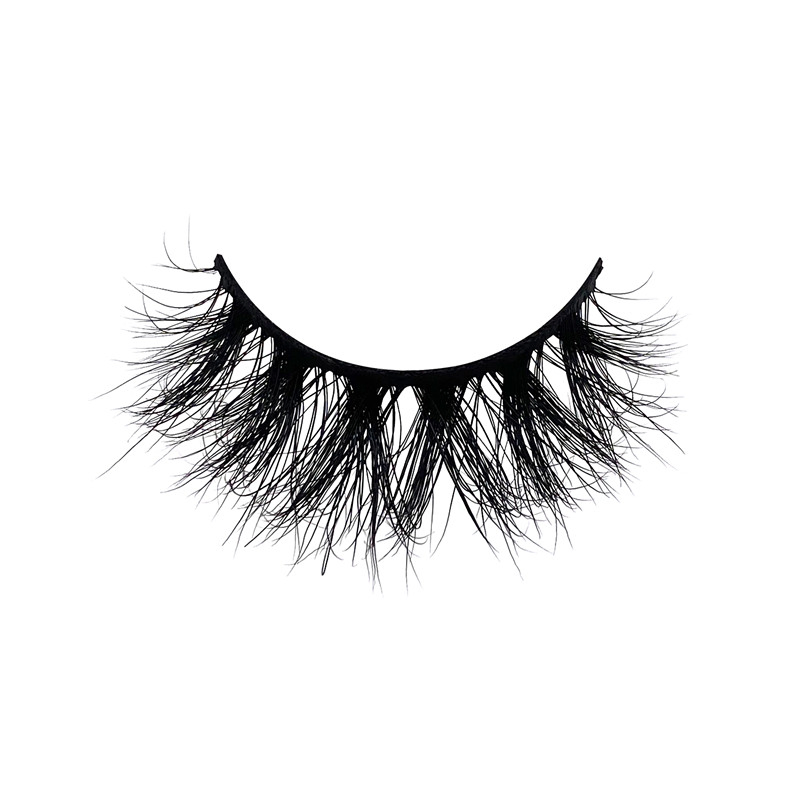 Super Quality Private Logo Custom Magnetic Box Clear Band Hand Made Mink Lashes Fake 3D Mink Eyelashes