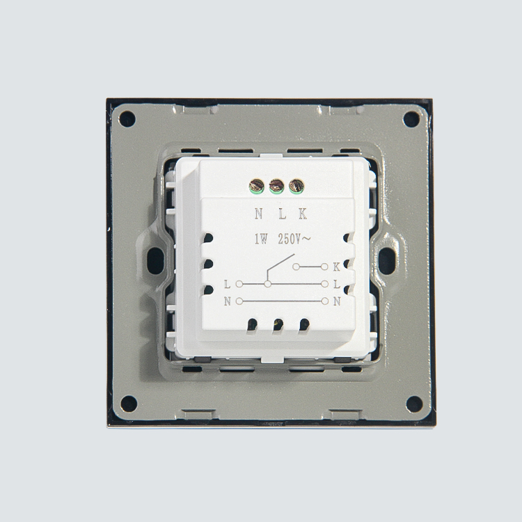 220V 86mm Type UK Standard Waterproof Black Intelligent Music Doorbell for Hotel