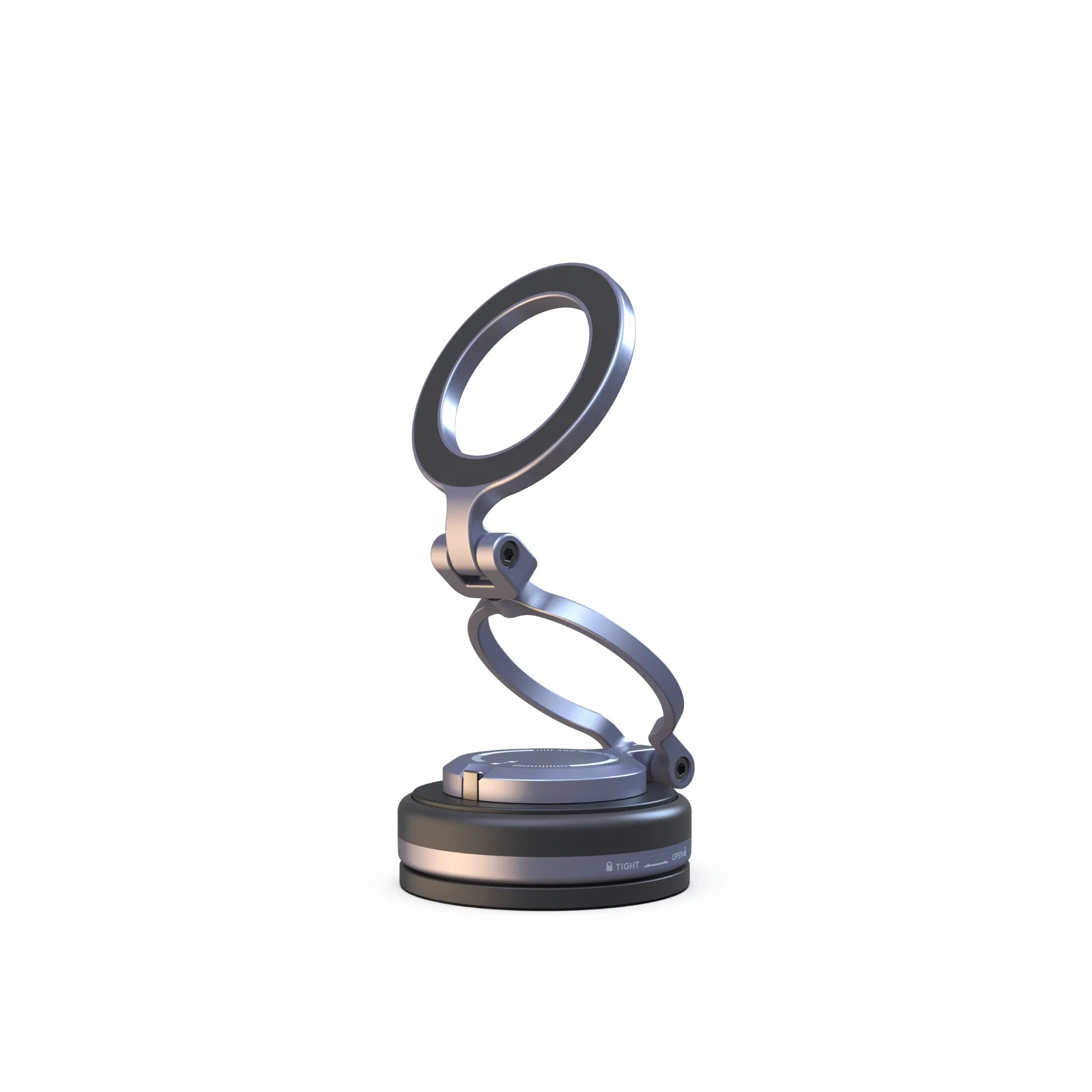 New Launched Zinc Alloy Vacuum Adsorption Mobile Phone Holder Quality Car Navigation Vacuum Magnet Suction Phone Mount