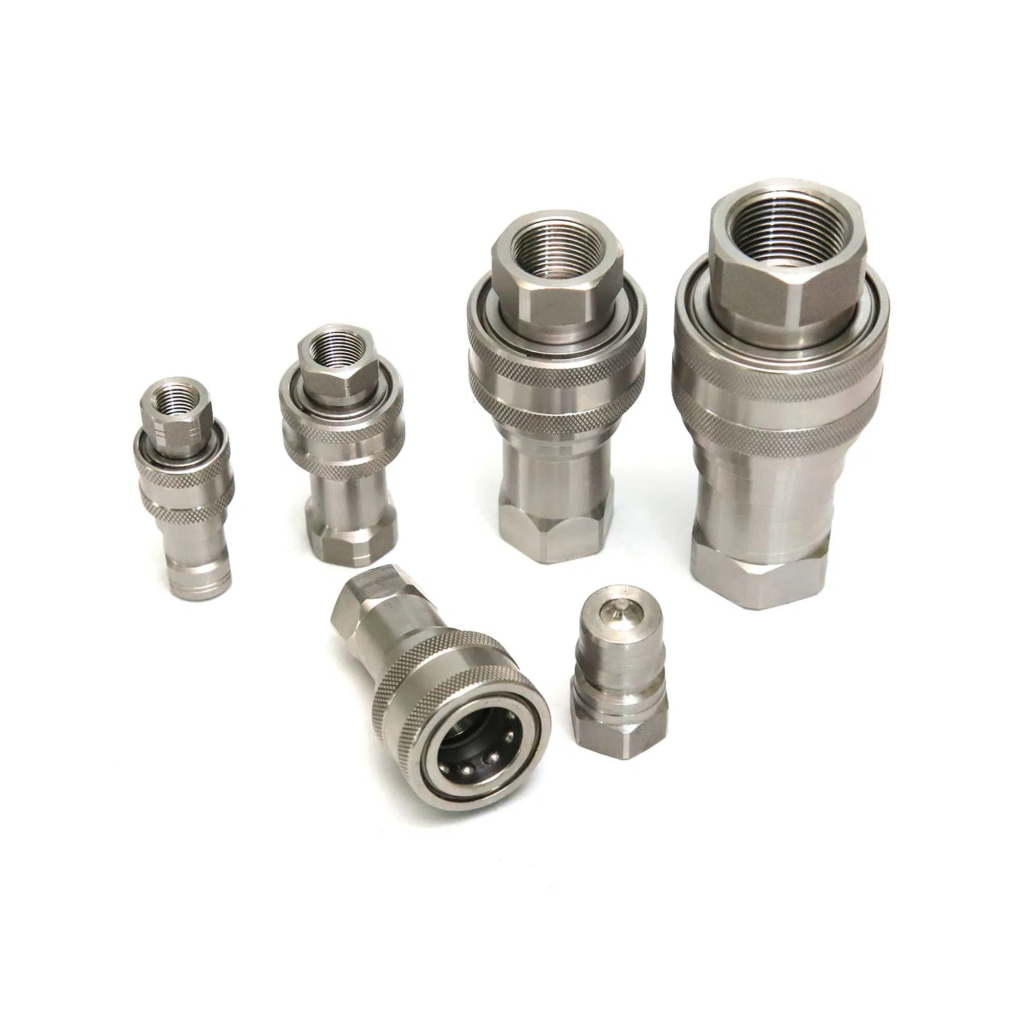 Naiwo ISO 7241 B Quick Connector Stainless Quick Coupler Ball Coupling Poppet Valve Qrc