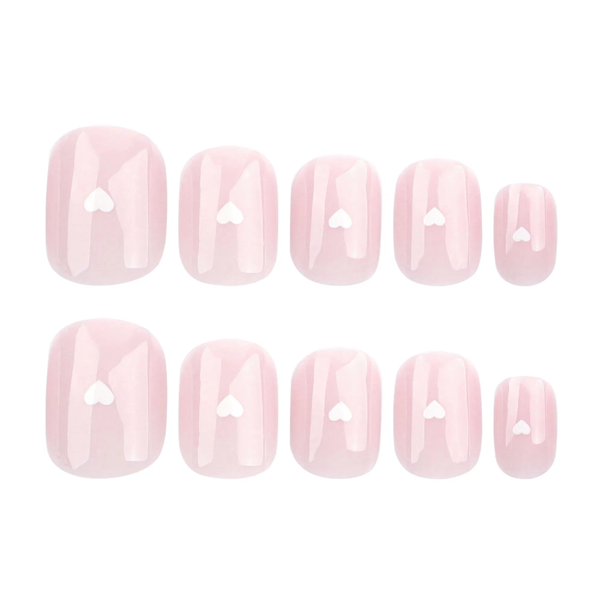 OEM Design Artificial False Nails Natural Square Press on Fake Nail