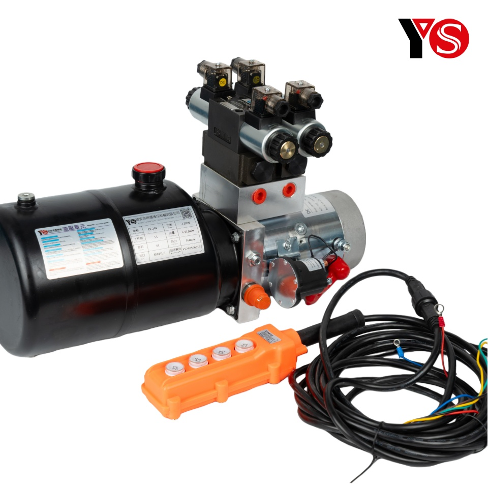 Hot Sale DV24V 2.2kw Vehicle Modification Hydraulic Power Pack with Hydraulic Lock