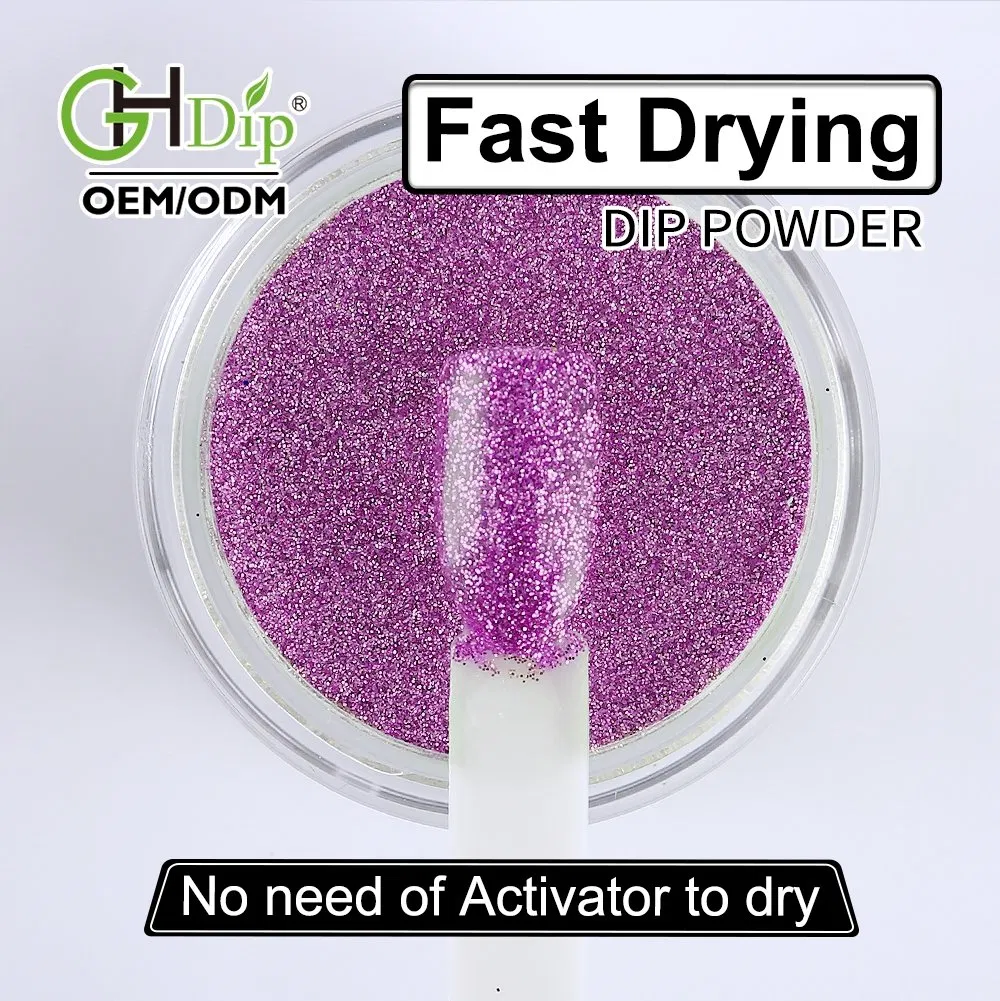 1000 Colors Acrylic Nail Dipping Powder Fast Drying Within 5s