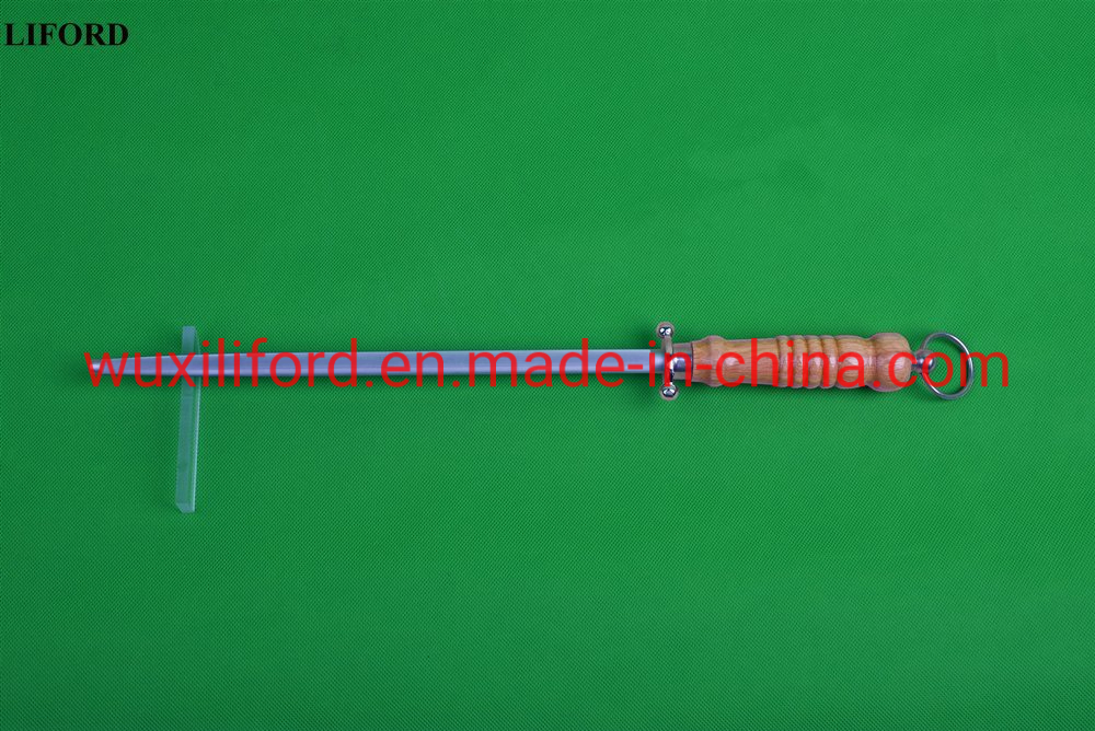 Diamond Coated Kitchen Knife Sharpening Steel Rod