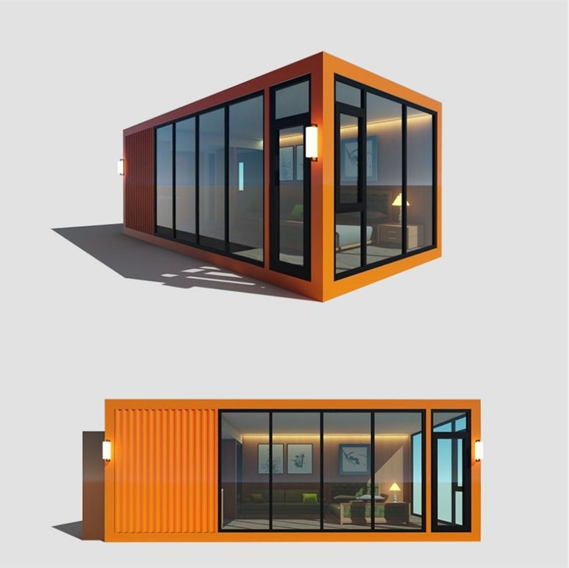 Flat Pack Prefabricated Modern Design Welding Shipping Container House for Living/Office/Accomodation/Shop/Restaurant
