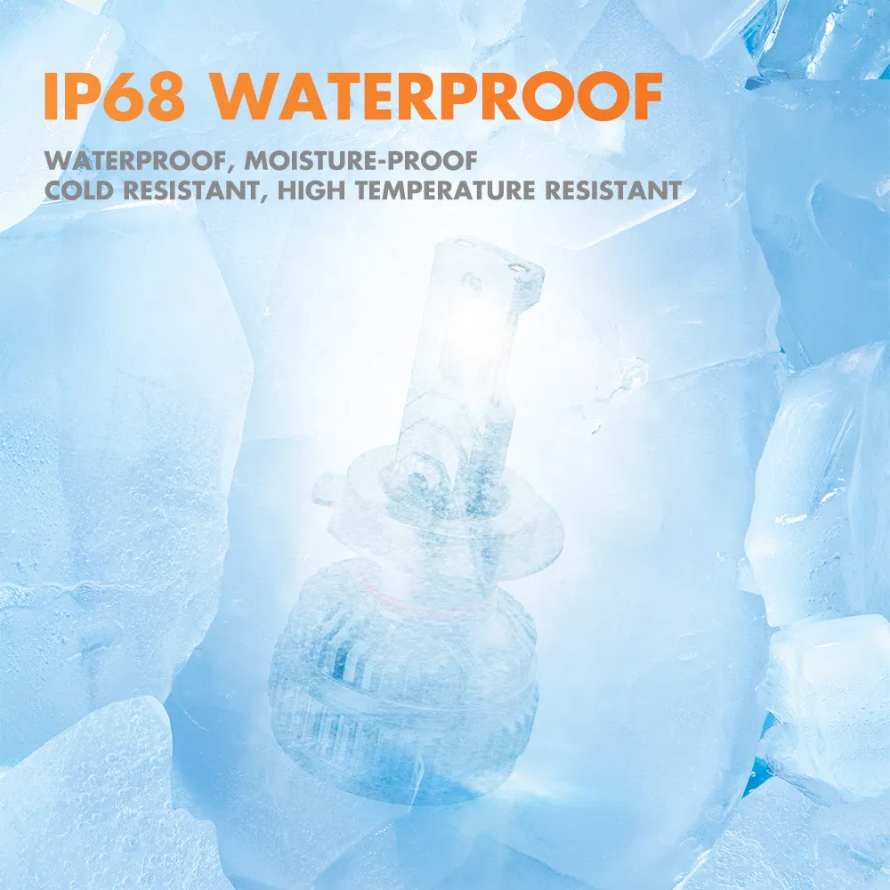 BKR GT-80 High Power 160W 13600LM LED Headlight Bulb Kit (H3/H4/H11/9005/9006) 6500K CANBUS Free