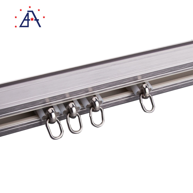 28mm 35mm Curtain Rod Wholesale Custom Aluminum Curtain Rods Double Rod and Track Curtain Rail Rod