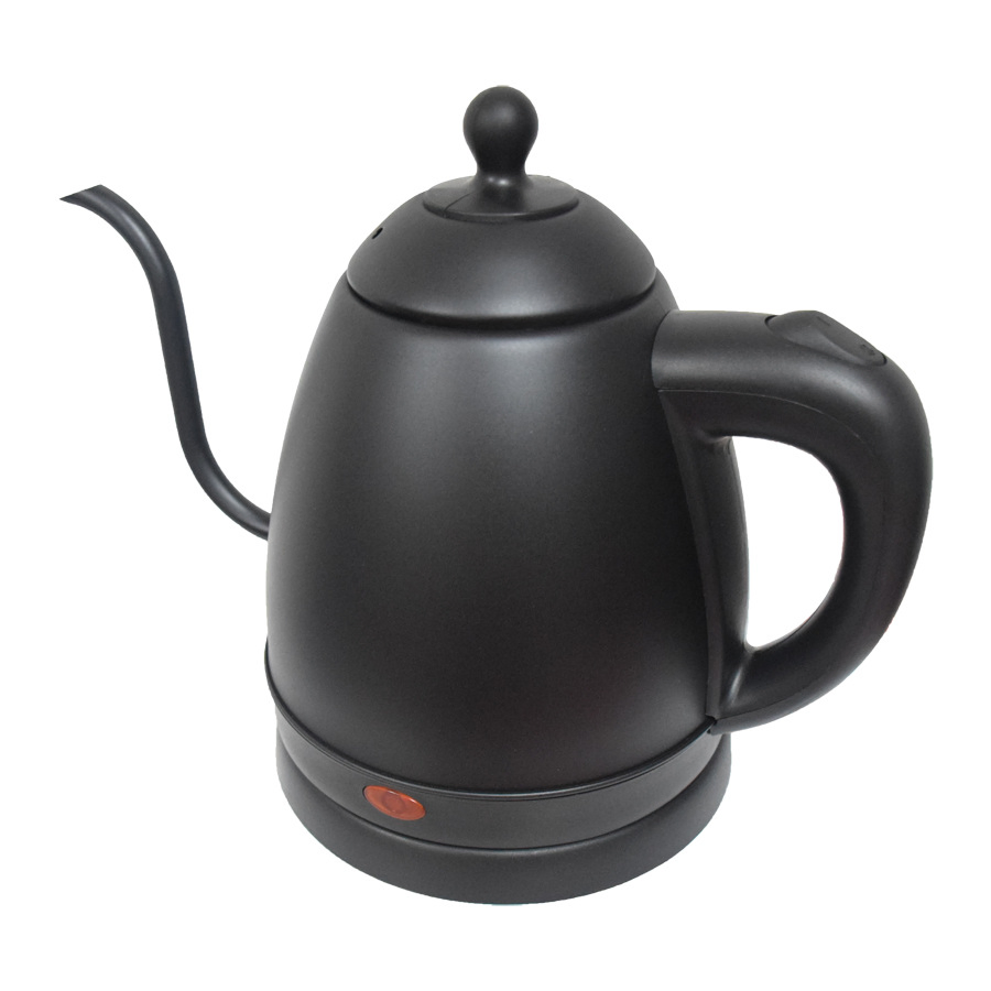 1.2L Electric Kettle - Long Spout, Goose Neck, 201/304 Stainless Steel Inside, Color Painted Outside