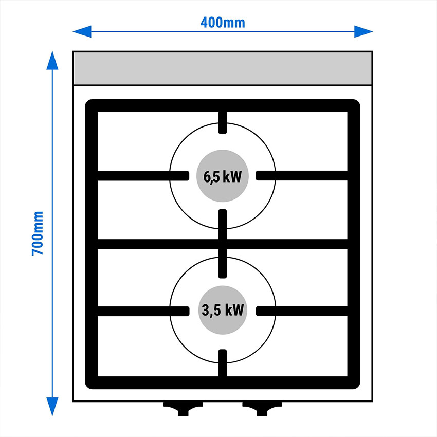 New Design Italy Sabaf Burner 4 Burners Home Kitchen Gas Stove Ghk400-E