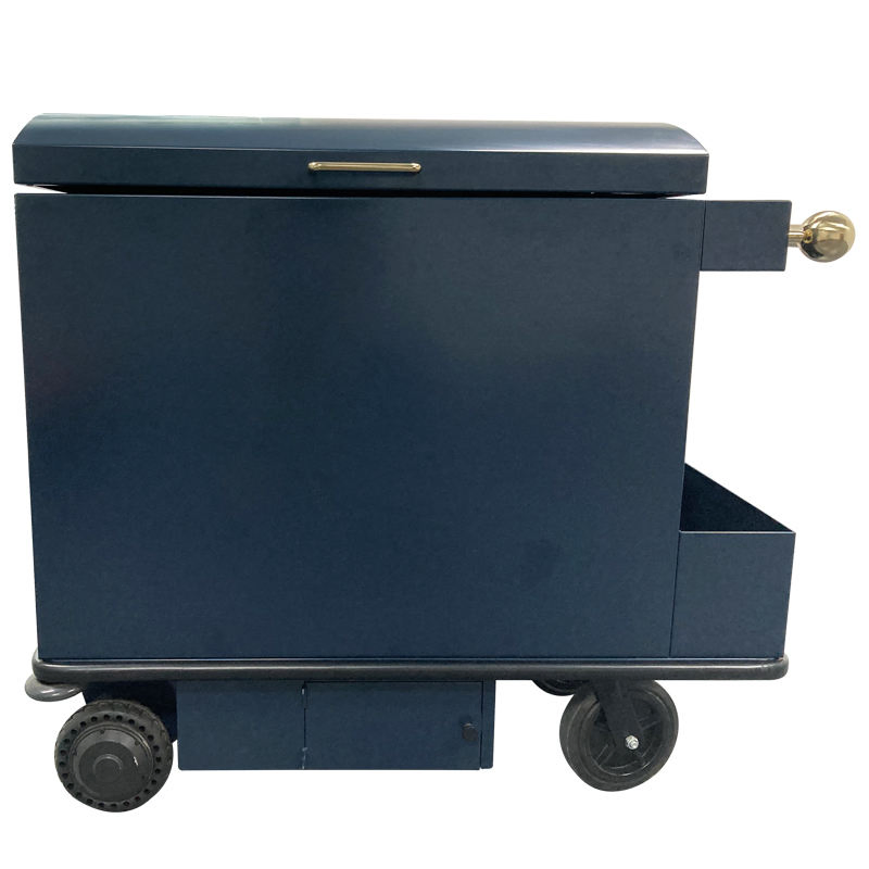 Innovative Eco-Friendly Hotel Essentials Ergonomic Smart Electric Steel Cart for Efficient Waste Disposal Cleaning Amenities