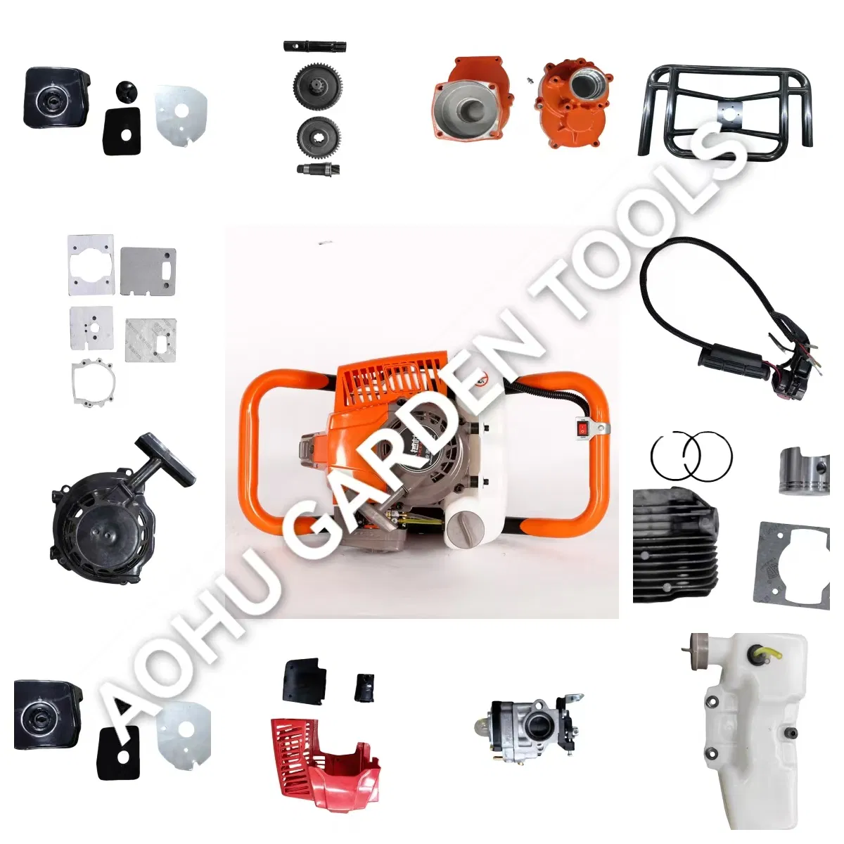 630 48/63cc Earth Auger Spare Parts Ground Drill Parts