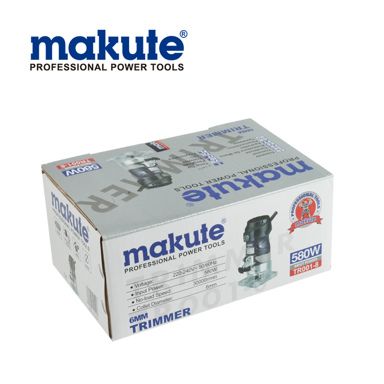 Woodworking Electric Edge Banding Trimming Machine 580W Manual Electric Trimmer