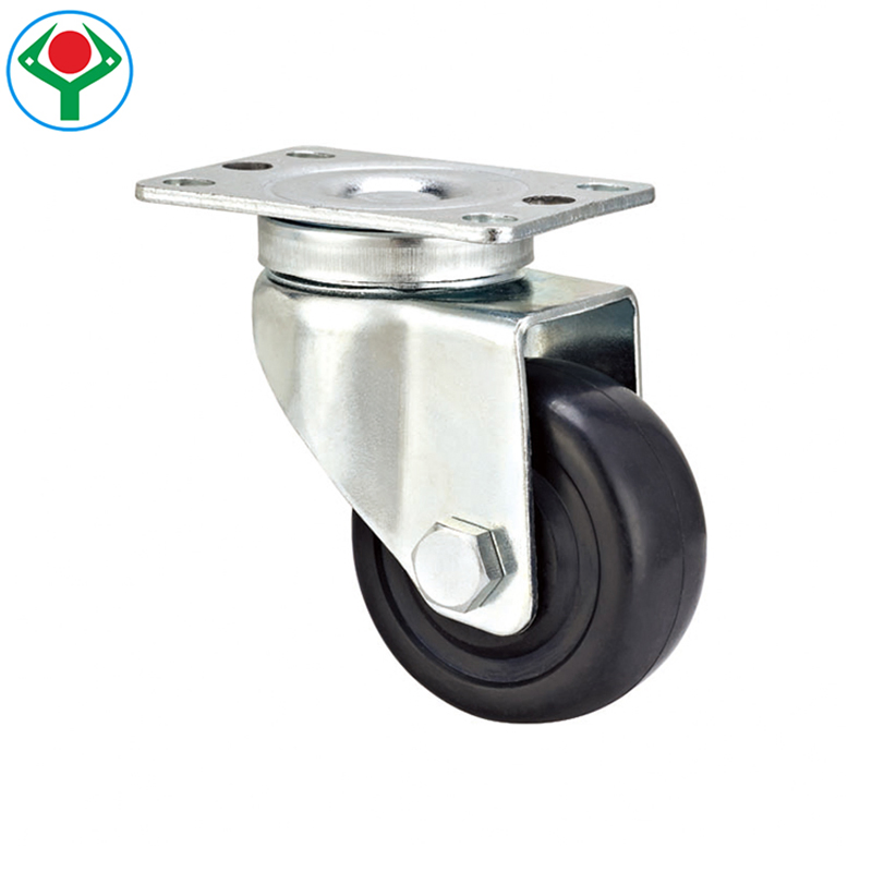 Jy-302eb 3 Inch Wholesale Swivel Medium Duty Trolley Caster Wheel with Bearing Top OEM Ball Style