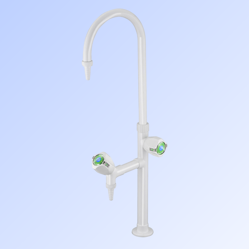 Лабораторный кран с двумя выходами Premium