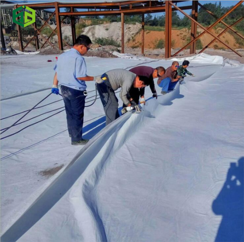 200g 300g Nonwoven Geotextiles PP Pet Garden Road Construction Geotextile Fabric