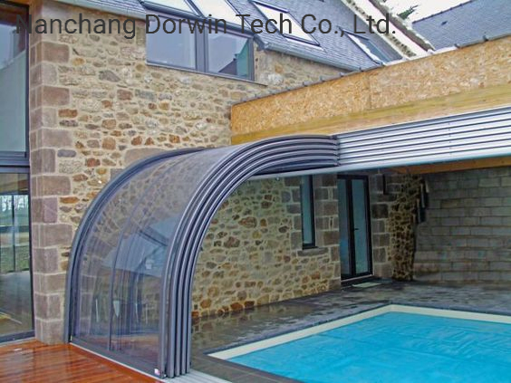 Patio Porch Pool Cover Aluminum Retractable Sunroom Enclosures