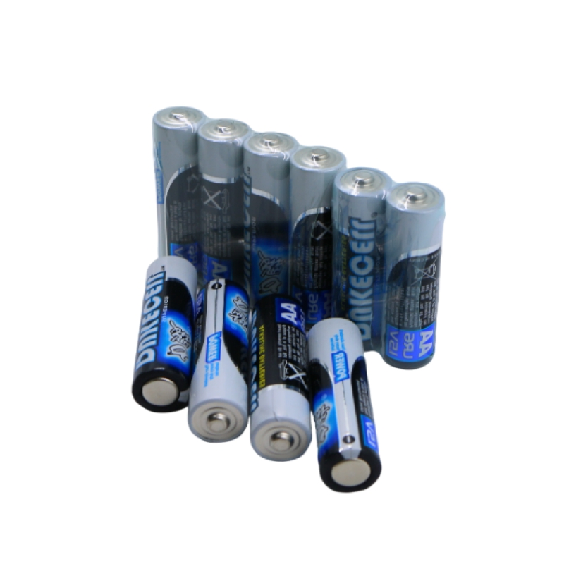 1.5V 380mins AA Am3 Lr6 Super Alkaline Batteries Dry Cell Battery Heavy Duty High Power for electronic equipment