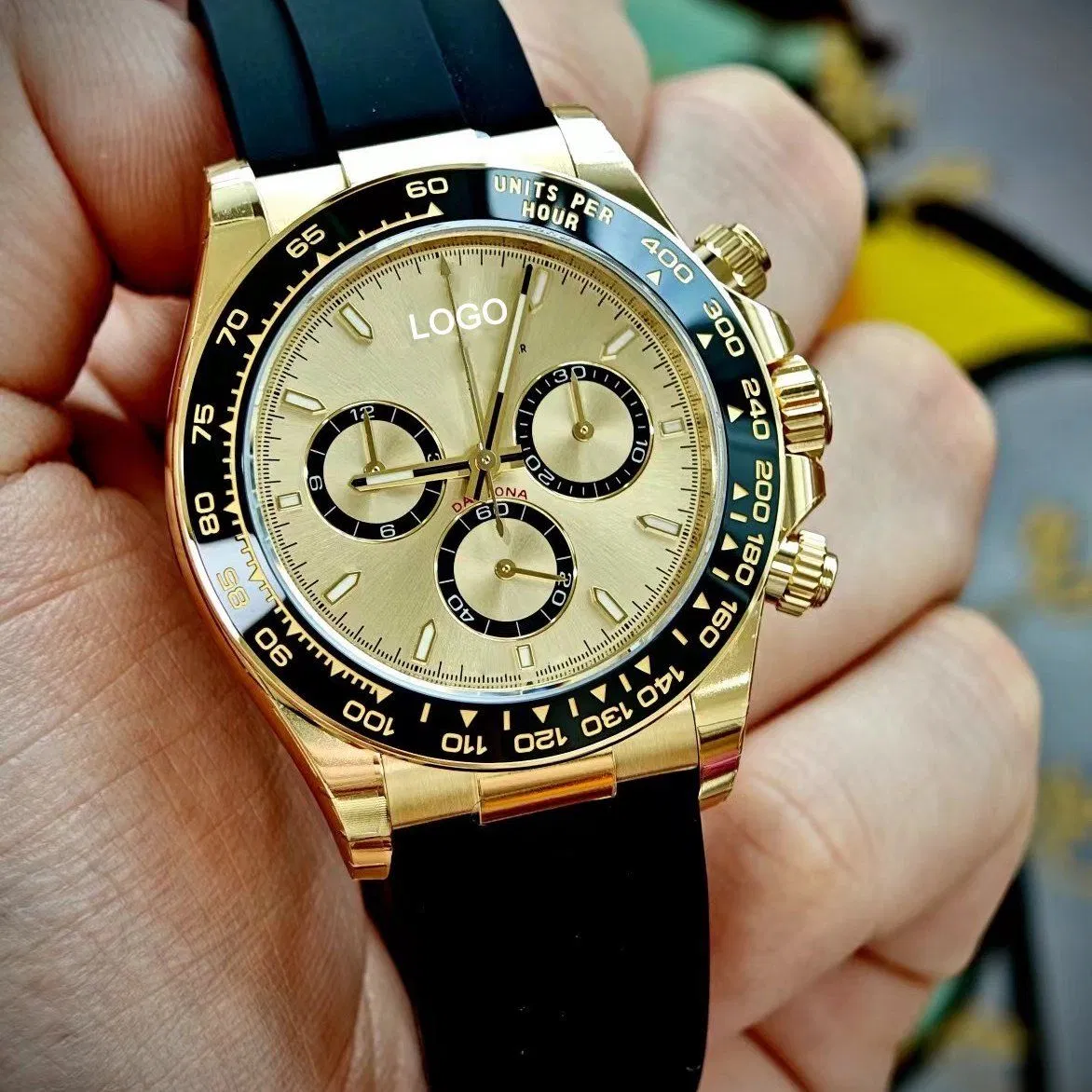 Wholesale Waterproof and Luminous Sports Mechanical Men's Model 4130 Movement Quartz Crystal Universe Mechanical Watch