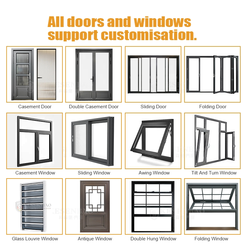 Australian As2047 Double Glazed Sliding Door Villa Exterior Balcony Sliding Glass Door