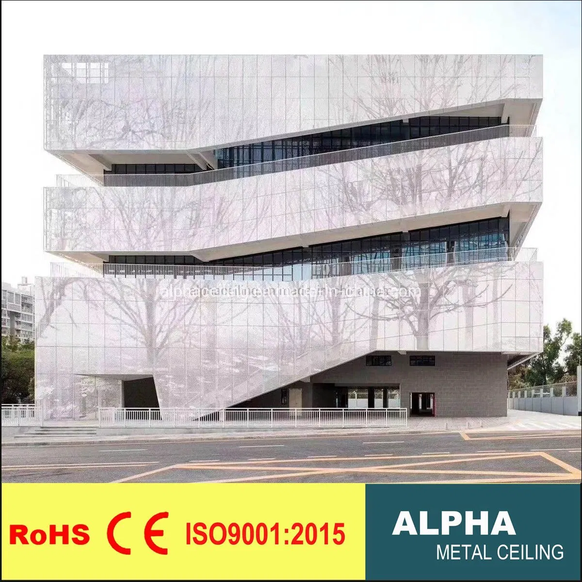 External & Internal Wall & Roof Decorative Aluminum Cladding Perforated Panel