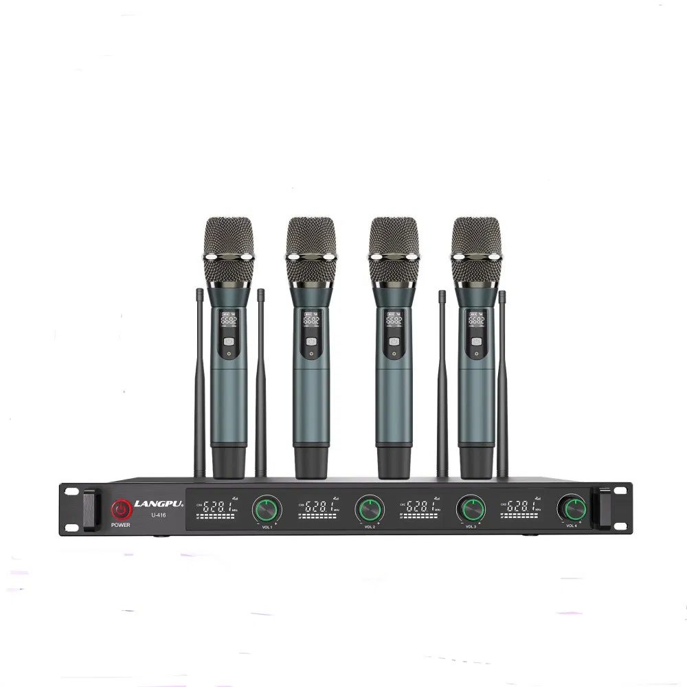 Hot Selling Wireless Microphone Stage Performance Conference Home Audio Microphone