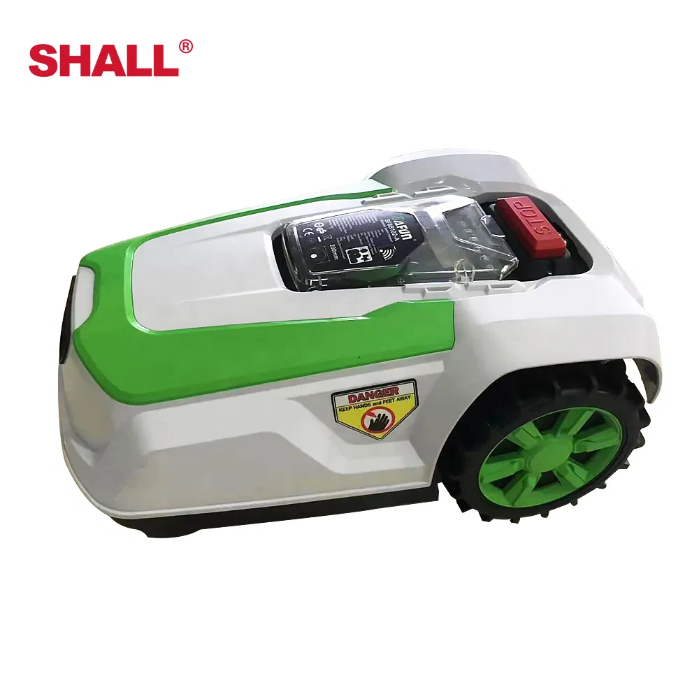 Automatic Robotic Lawn Mower with Free Garage Bluetooth APP WiFi GPS and Boundary Wire Electric Robot Mower Remote Control